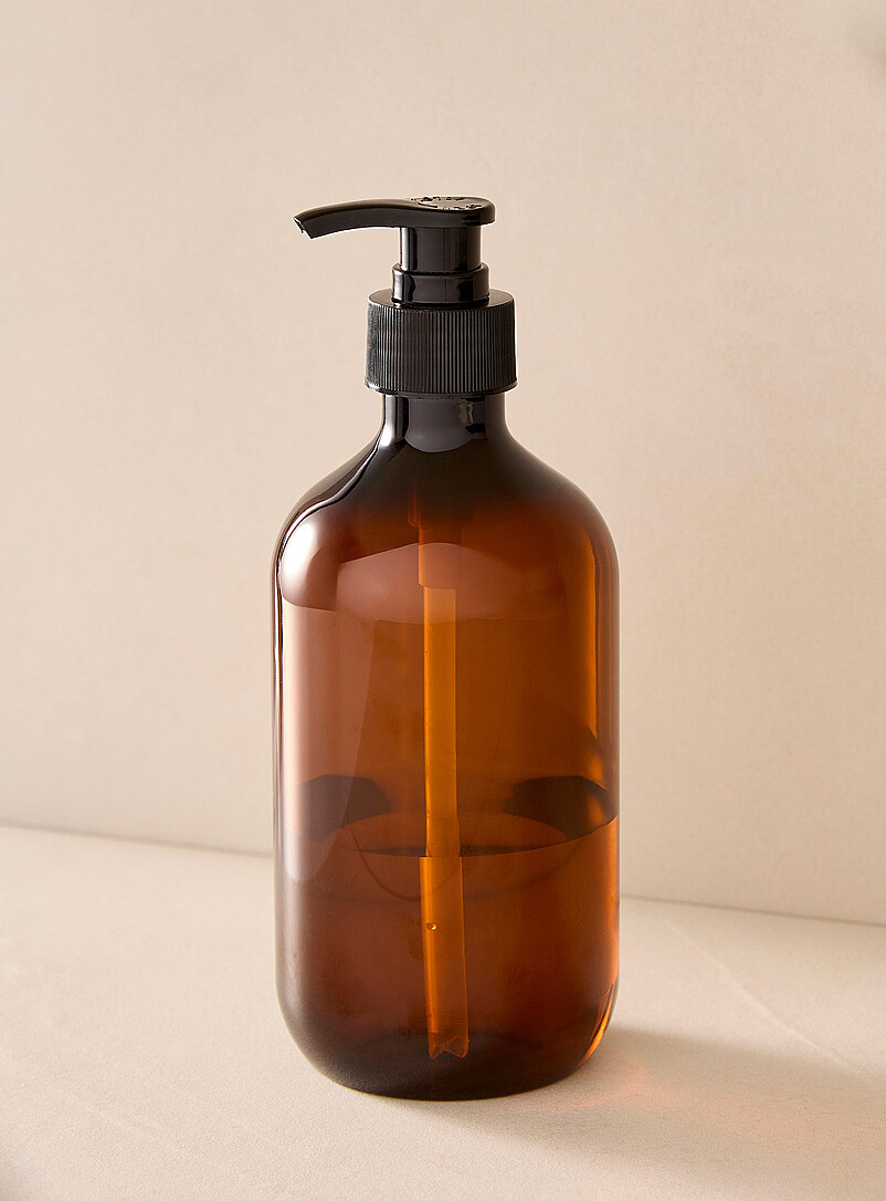 Tinted plastic soap dispenser product image (primary)
