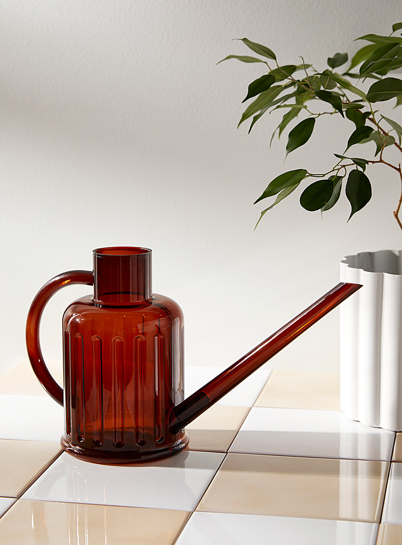 Fluted Transparent Watering Can