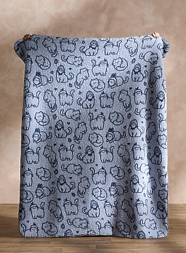 Cute kittens fleece throw 130 x 160 cm