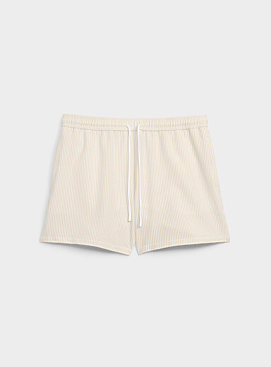 Le maillot short rayures seersucker