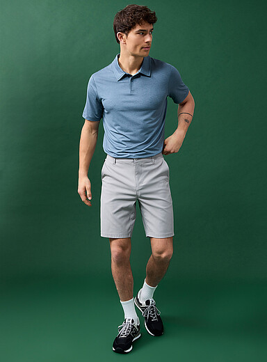 Le short de golf uni Longueur 9 po