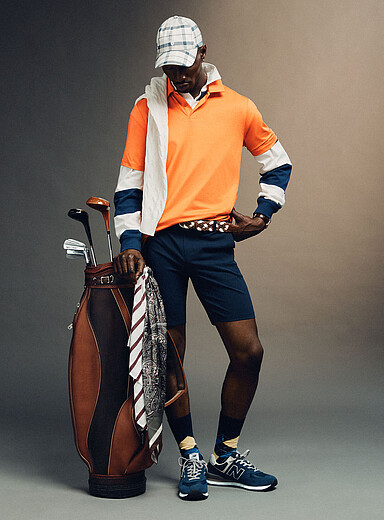 Le short de golf uni Longueur 9 po
