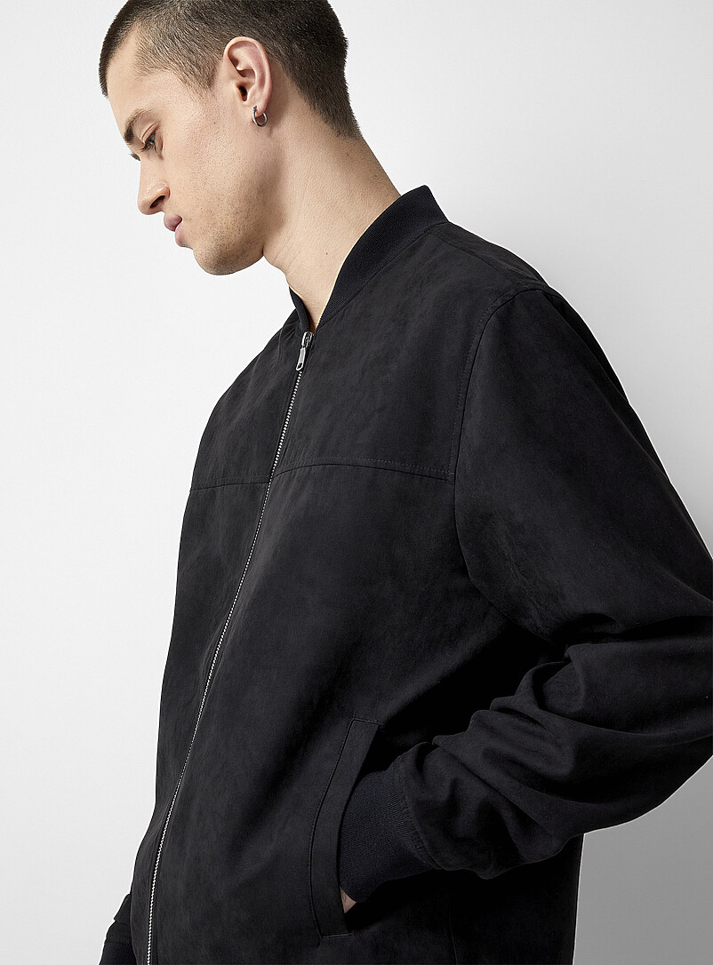 Le 31: Le bomber fa&ccedil;on su&egrave;de Bleu p&acirc;le - Bleu ciel pour homme