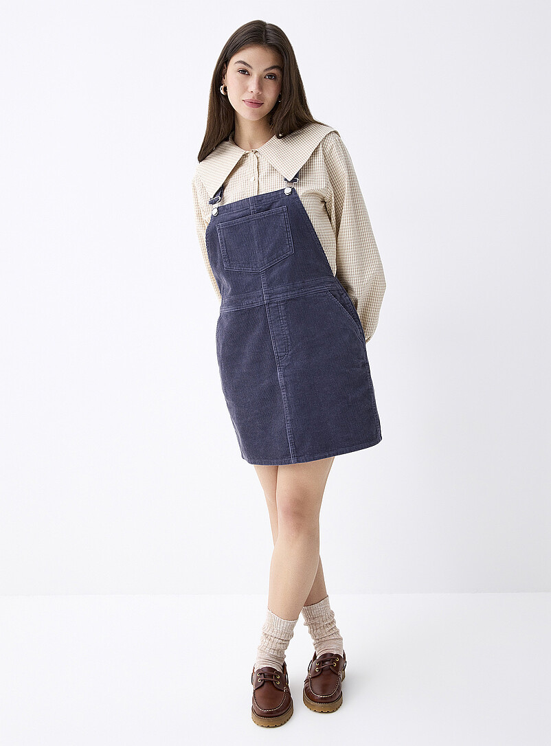 Robe Fille En Velours Côtelé à Fleurs - Marque Tea Collection, Taille 5 - Occasion Très Bon état