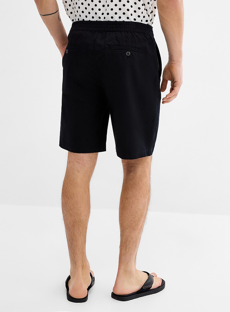 Le 31: Le bermuda coton et lin <b>Longueur d'entrejambe : 23 cm (9 po)</b> Sable pour homme
