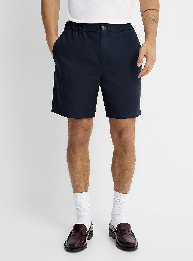 Le 31: Le bermuda toile l&eacute;g&egrave;re <b>Longueur d'entrejambe : 19 cm (7,5 po)</b> Bleu pour homme