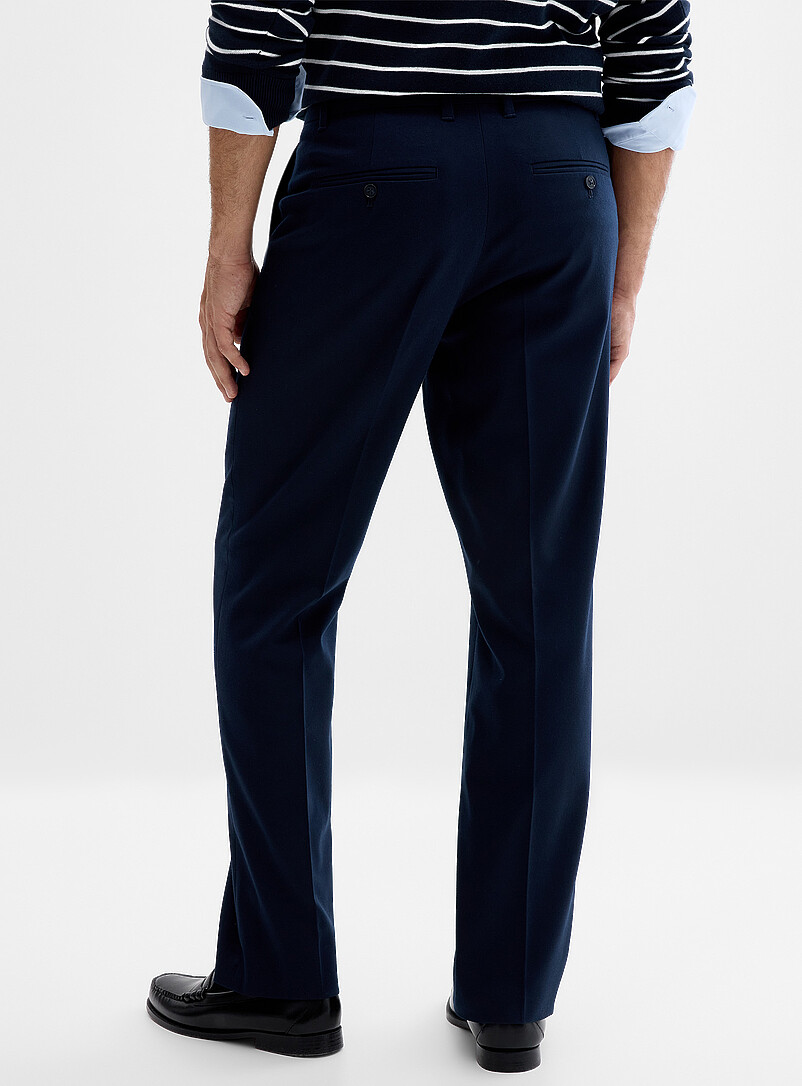Le 31: Le pantalon lavable twill doux <b>Coupe Berlin - Droite</b> Noir pour homme