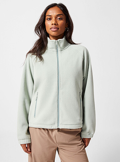 La veste polaire zipp&eacute;e col montant