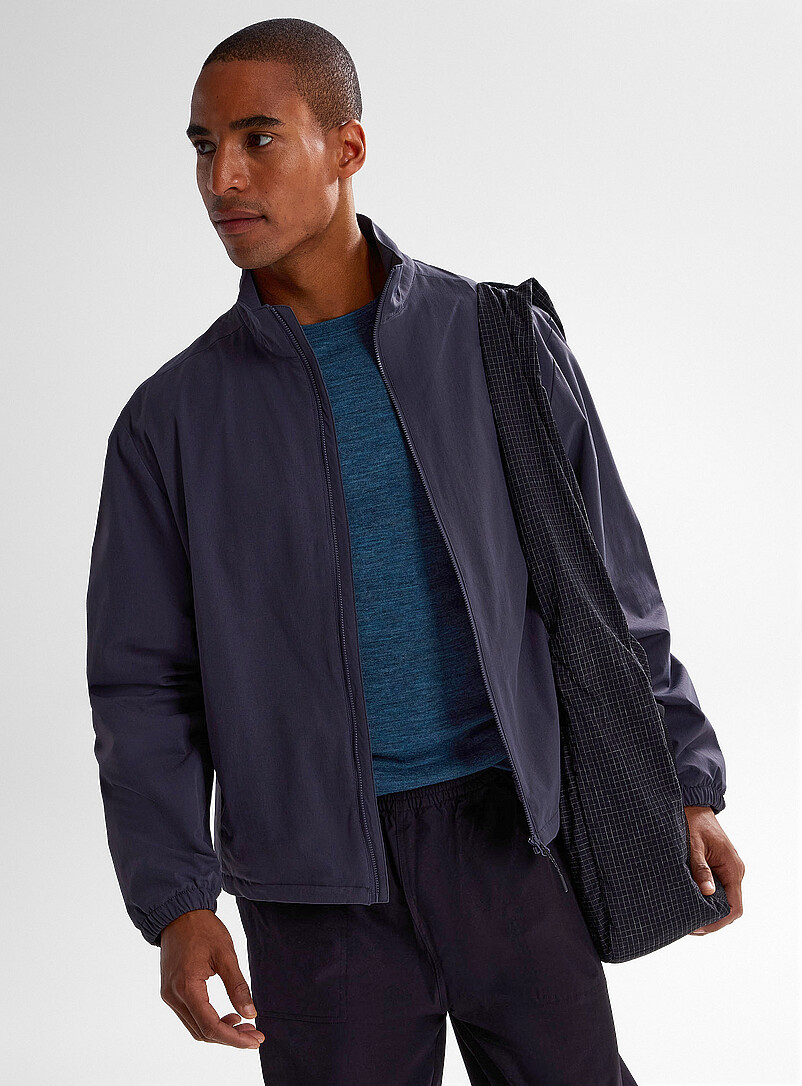 ジャケット・アウター Wind Breaker-Heavyweight Cotton Ripstop Ripstop windbreaker jacket | I.FIV5 | Men's Rain Jackets