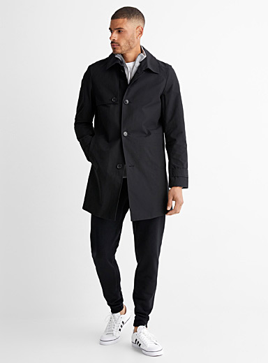 Urban water-repellent trench coat | Le 31 | Shop Men's Overcoats Online ...