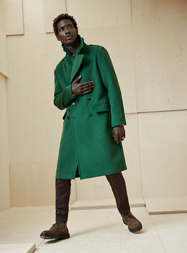 Fashion Coats Floor-Length Coats Zara Basic Floor-Lenght Coat light grey flecked casual look 