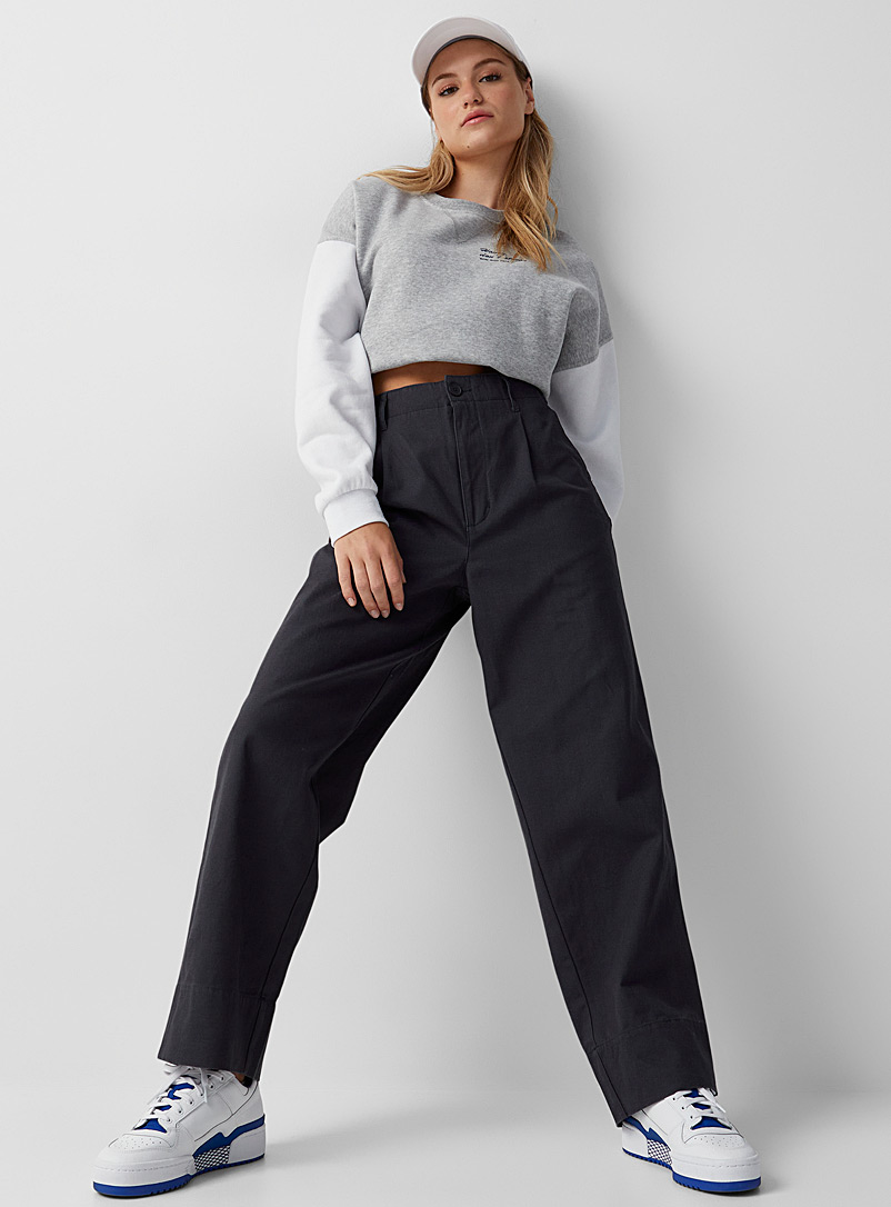 Slacks and Chinos Wide-leg and palazzo trousers Womens Clothing Trousers Jucca Synthetic Trouser in Black 