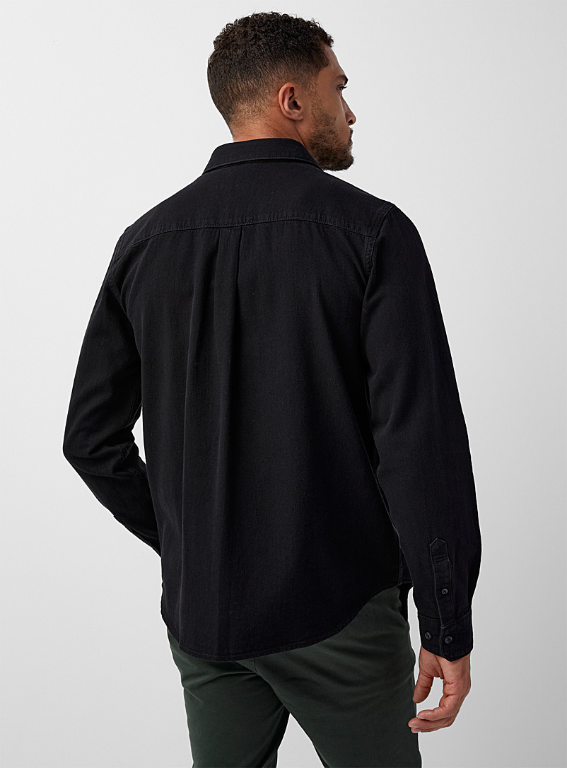 Minimalist denim shirt Modern fit product image 2
