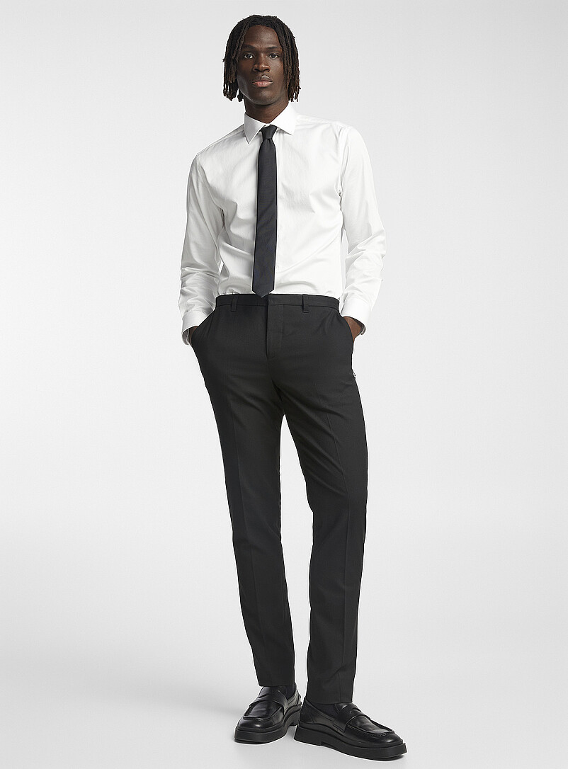 Washable solid twill pant Stockholm fit - Slim product image (primary)