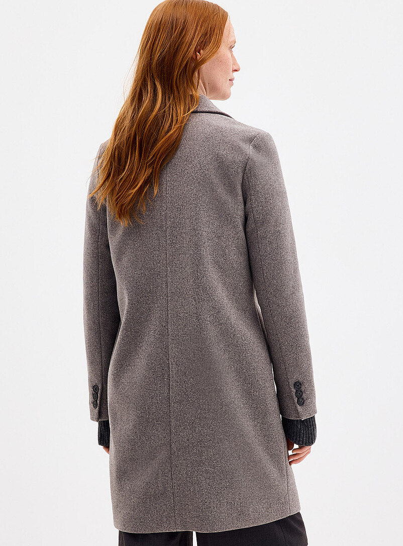 Two-button felt overcoat product image 3
