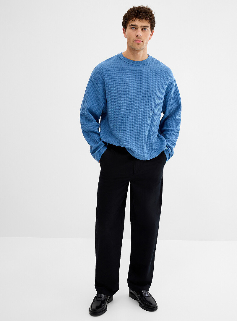 Cotton-Linen Pant New York Fit - Straight