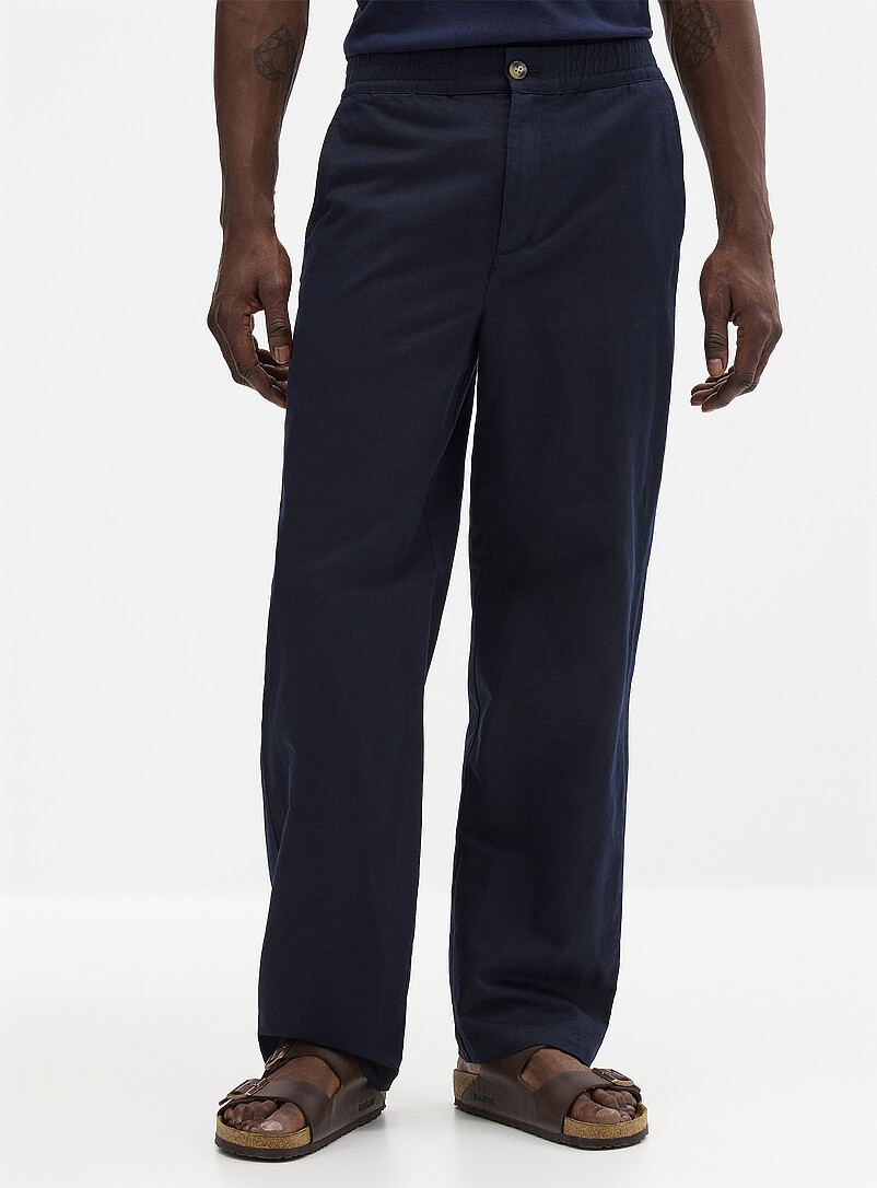Cotton-linen pant New York fit - Straight product image 2