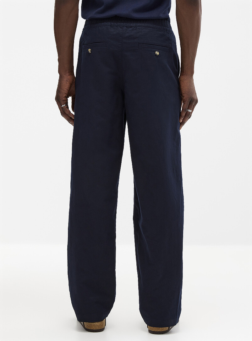 Cotton-linen pant New York fit - Straight product image 3
