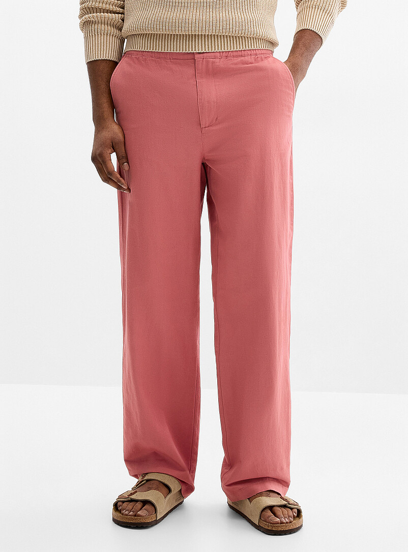 Cotton-linen pant New York fit - Straight product image 2