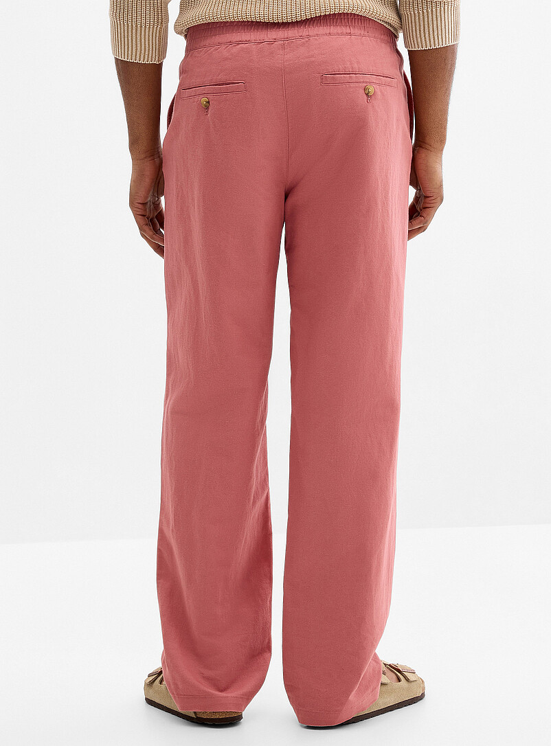 Cotton-linen pant New York fit - Straight product image 3