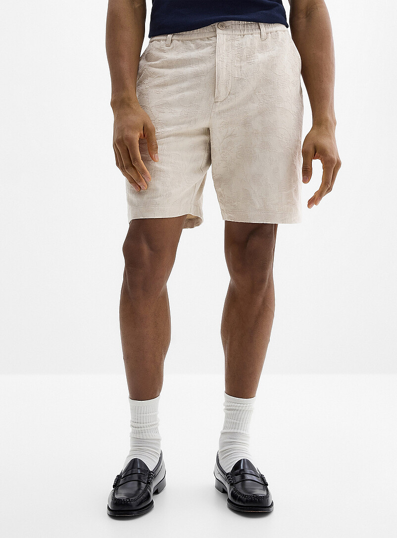 Floral jacquard short Inseam: 9" (23 cm) product image 2