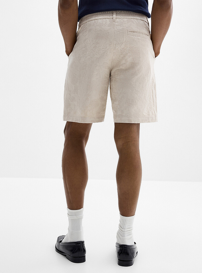 Floral jacquard short Inseam: 9" (23 cm) product image 3
