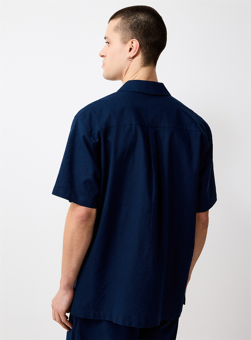 Lightweight solid linen shirt product image 3