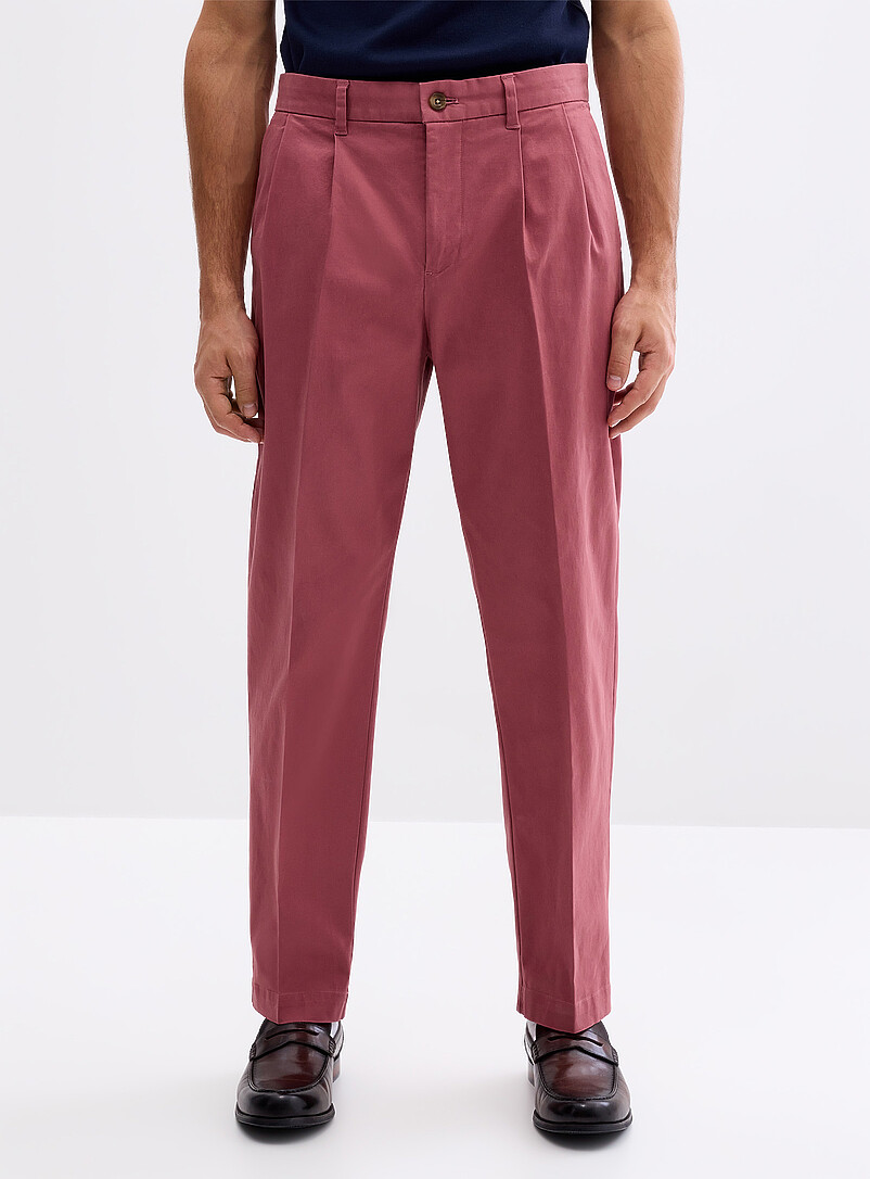 Pleated chinos Reykjavik fit - Tapered with pleats product image 2