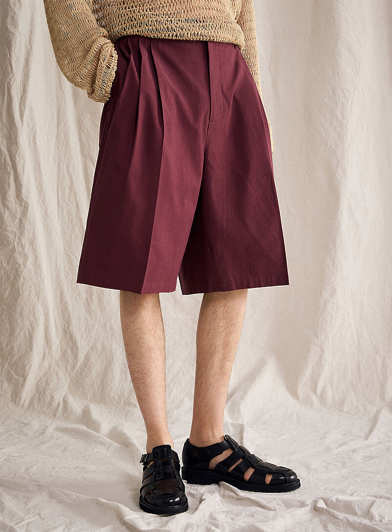 Pleated XL Bermudas Inseam: 12" (31 cm) Le 31 Studio capsule product image 2