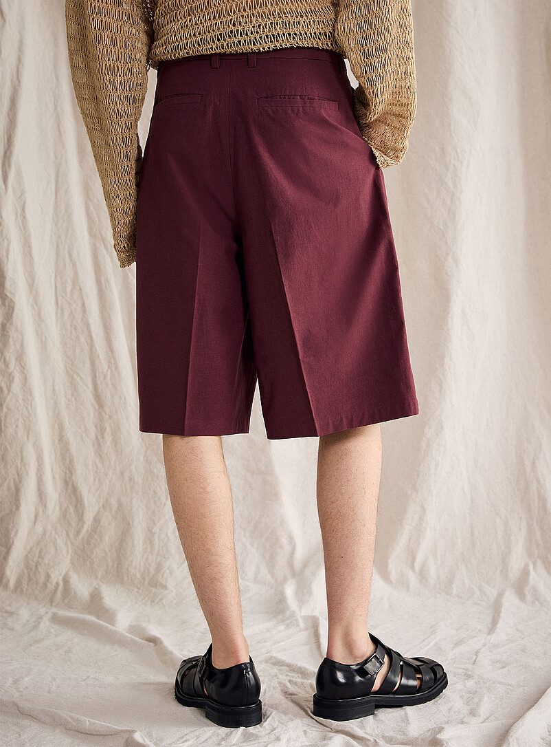 Pleated XL Bermudas Inseam: 12" (31 cm) Le 31 Studio capsule product image 3