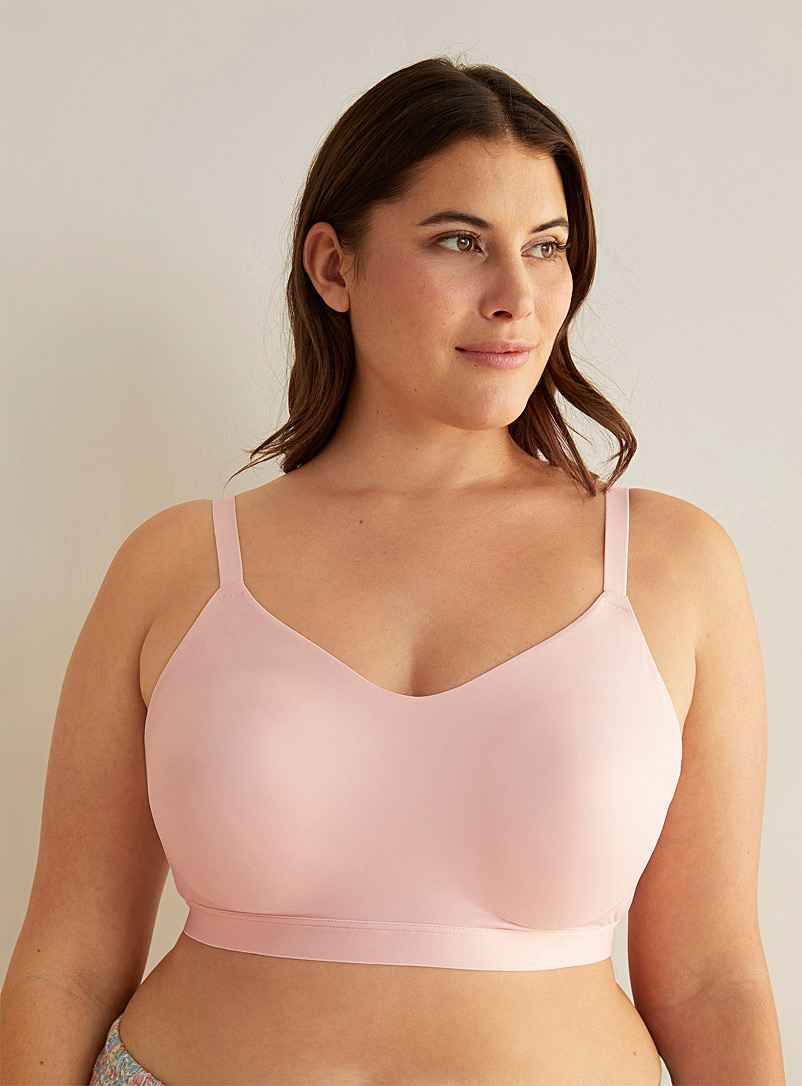 Plus-Size Hot Pink Full Coverage Bra