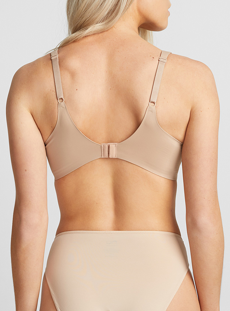 Warner's Tan Laser-cut wireless bra for women