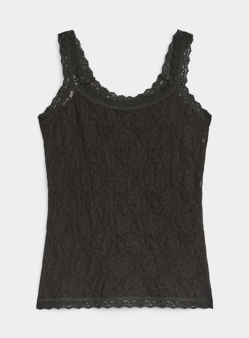 Hanky Panky Black All-lace cami for women
