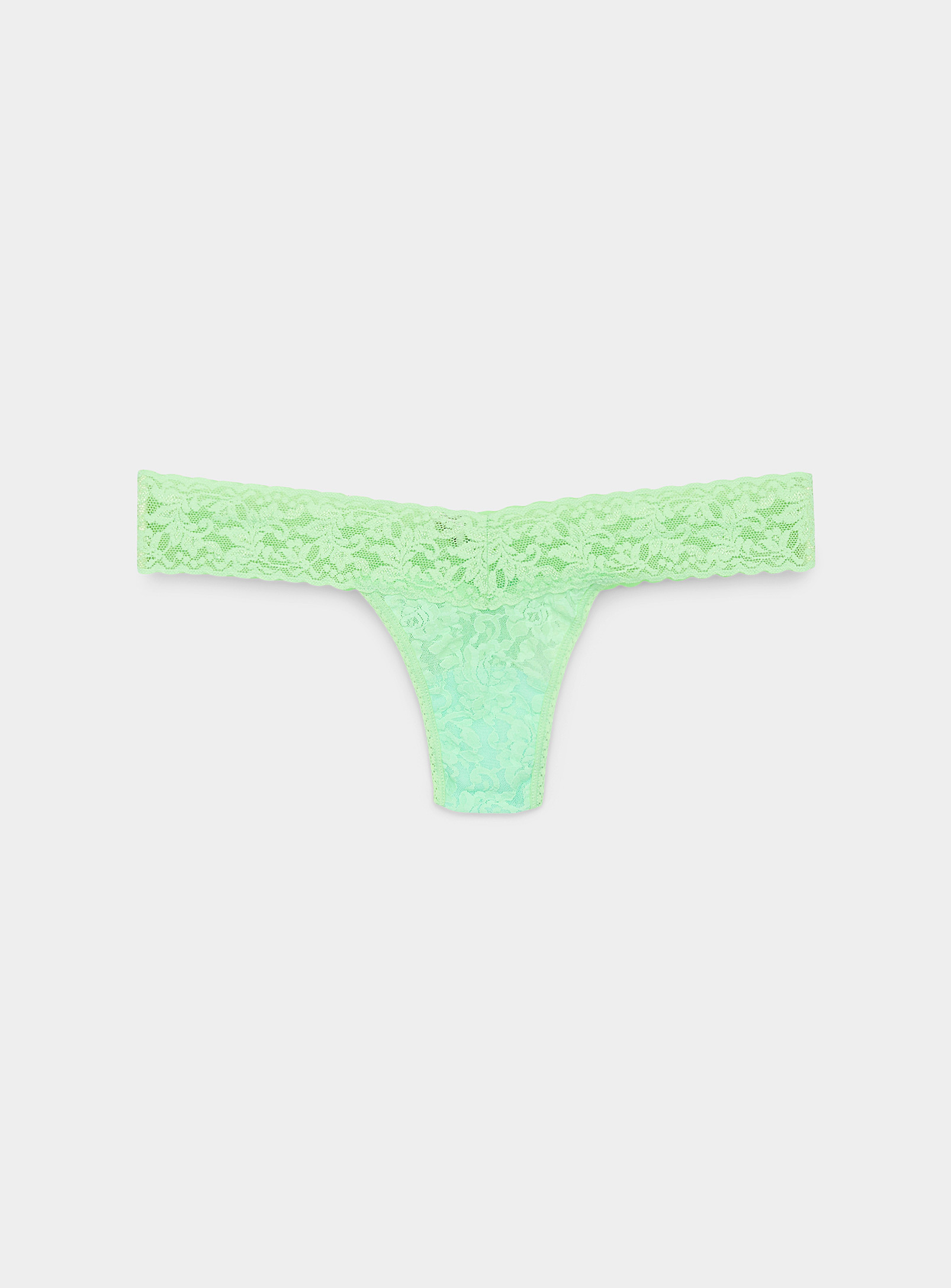 Lost Paradise sheer embroidered thong