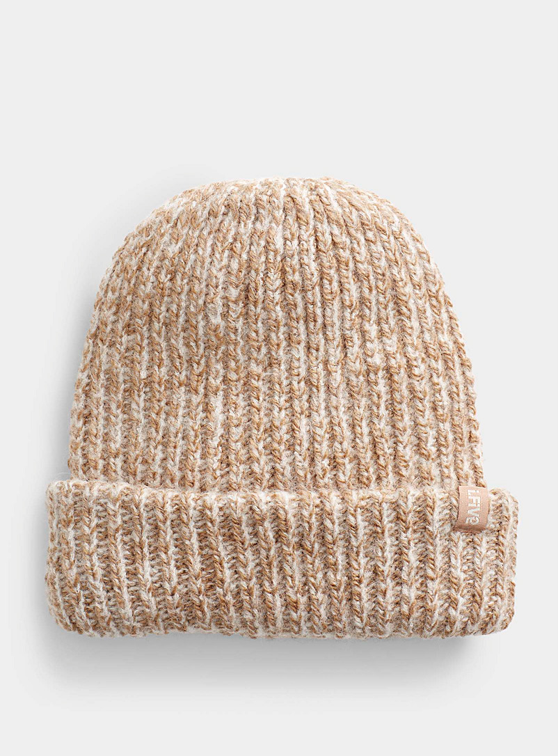 I.FIV5 Sand Soft heathered knit tuque for women