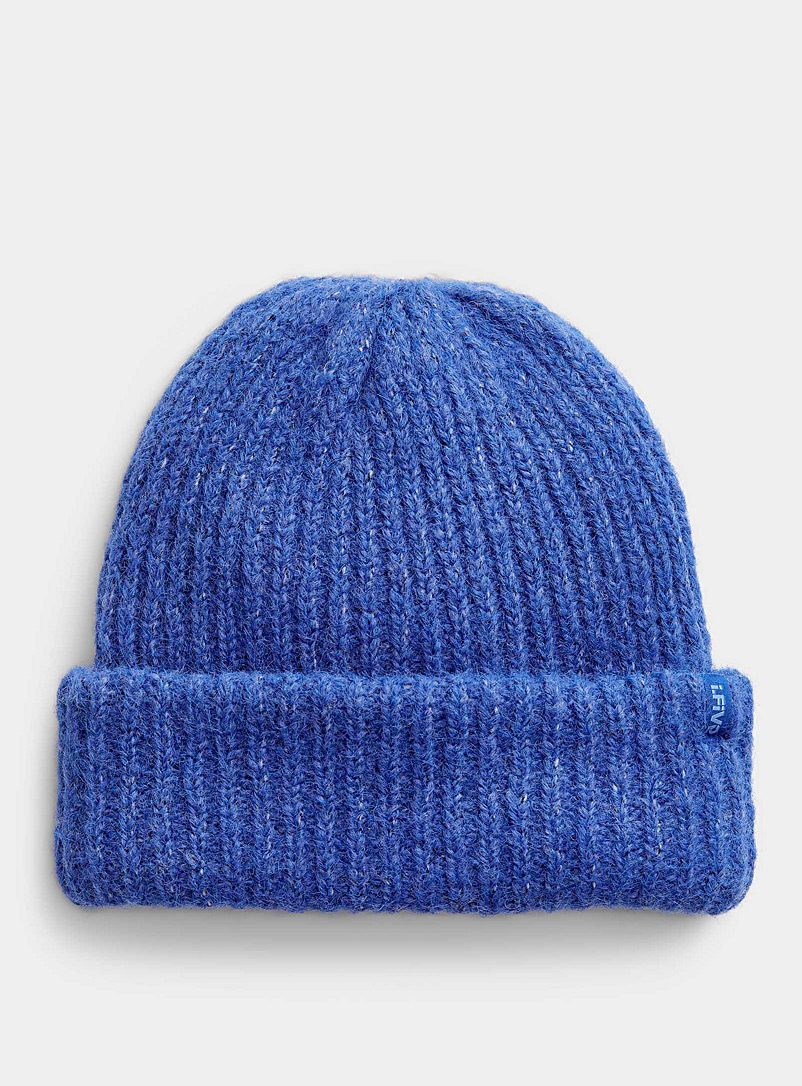 I.FIV5 Blue Fluffy wool-blend tuque for women