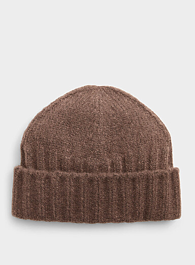 Half-ribbed cuffed tuque