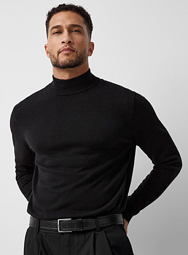 Lucky Brand Men's Cloud Soft V-Neck Sweater, Black, Small 