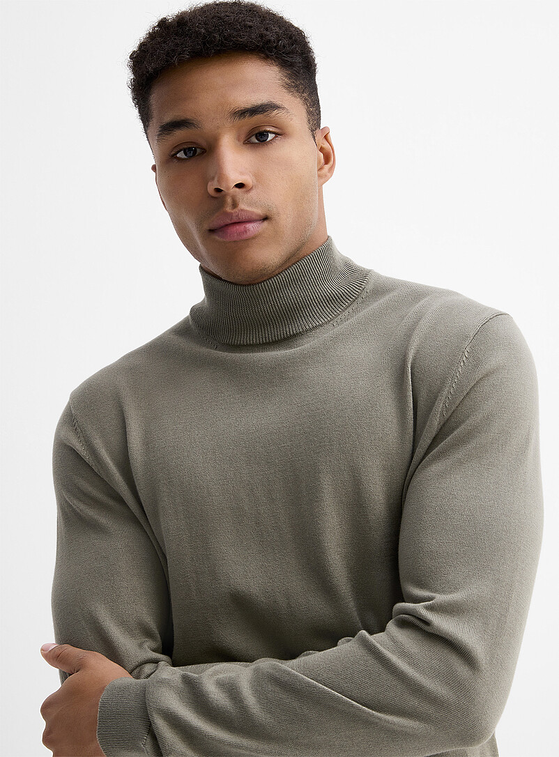 Sous-pull Col Roulé Fin Homme – Moulant, Manches Longues, En Tissu Thermique, Pour L'hiver, à Porter Seul Ou En Couche