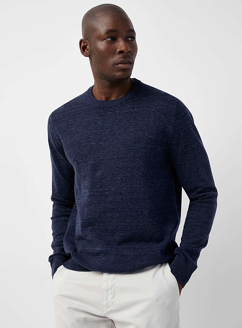 Minimalist crew-neck sweater