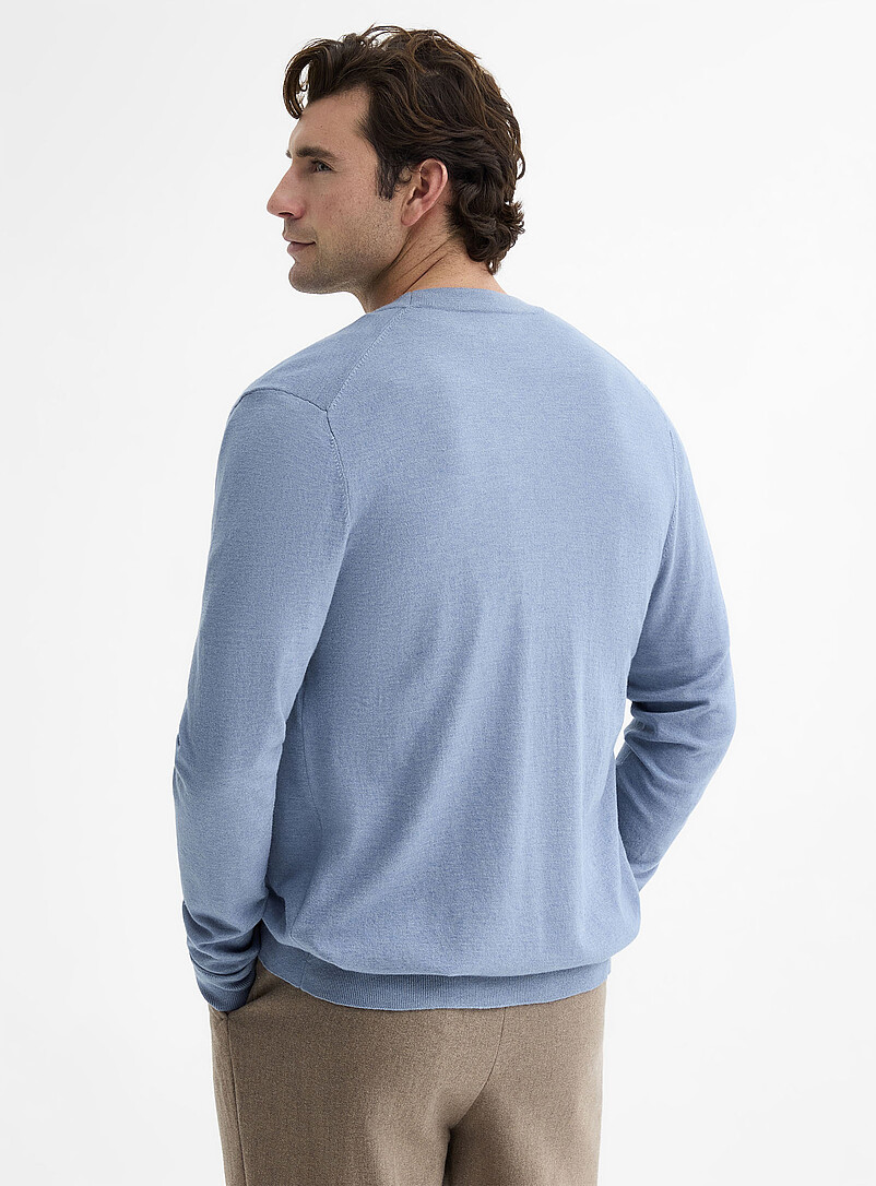 Le 31: Le cardigan tricot soyeux &Eacute;cru &agrave; motifs pour homme