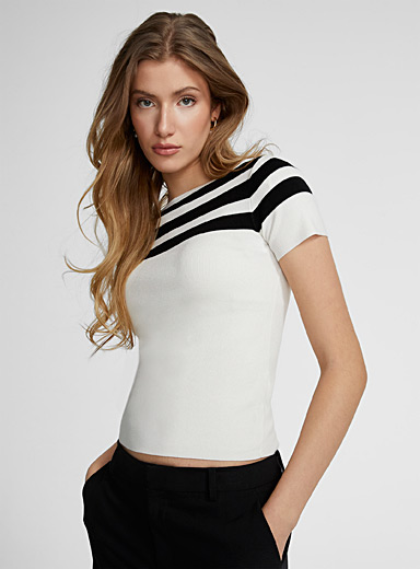 Finely ribbed minimalist cami, Icône, Sweater Vests & Camis