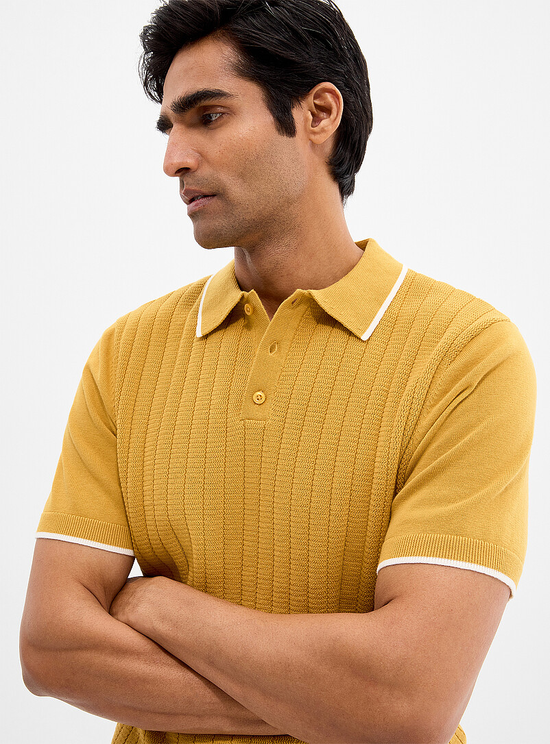 Wide-rib knit polo | Le 31 | | Simons