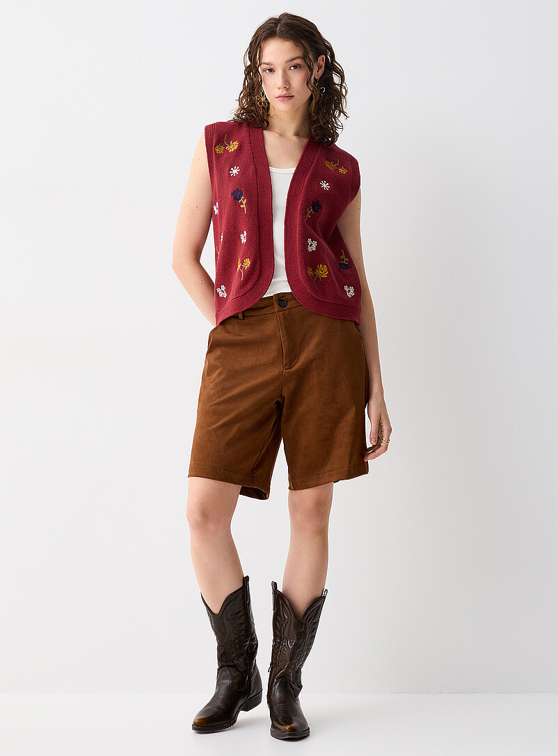 Floral knit vest | Twik | Sweater Vests & Camis | Simons