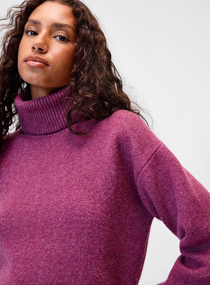 Boxy-fit turtleneck sweater | Twik | Shop Women's Turtlenecks and
