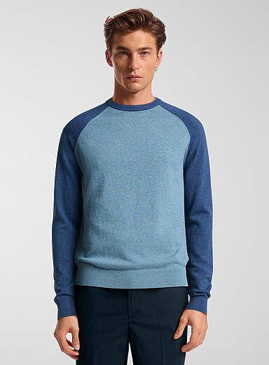 Colourblock raglan sweater