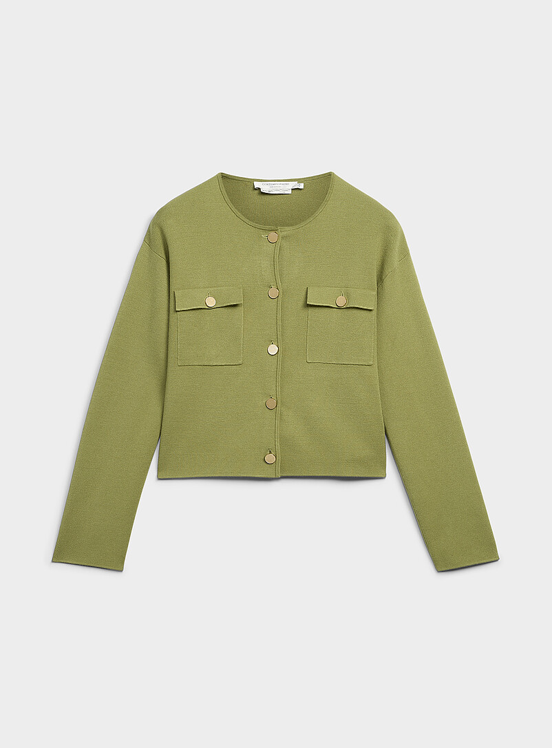 タグ付 アパルトモンGOLD BUTTON CARDIGAN 金ボタン 2023 Golden buttons pocket cardigan | Contemporaine | Shop Women's