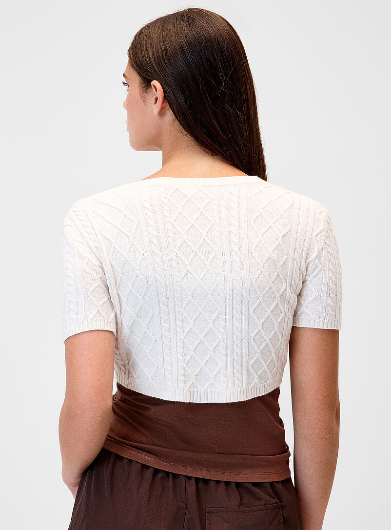 Mini cable-knit cardigan | Twik | Shop Women's Cardigans | Simons