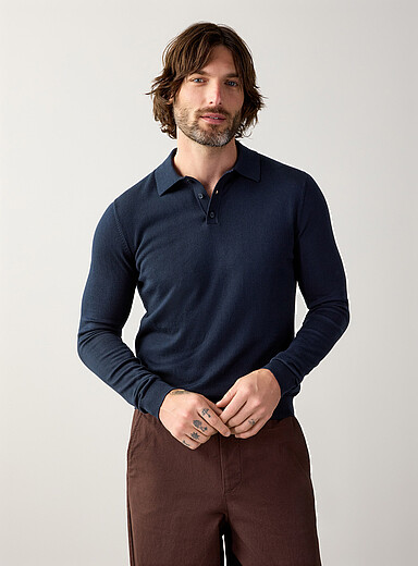 Le polo tricot de modal