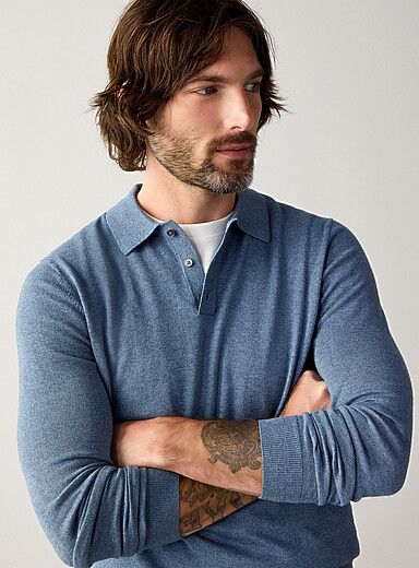Modal knit polo